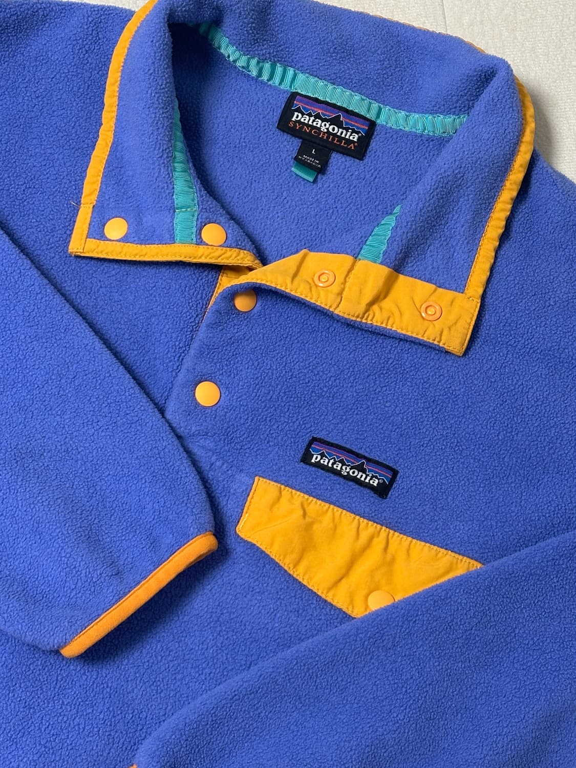 파타고니아 신칠라 퍼플 옐로우 상품이미지1