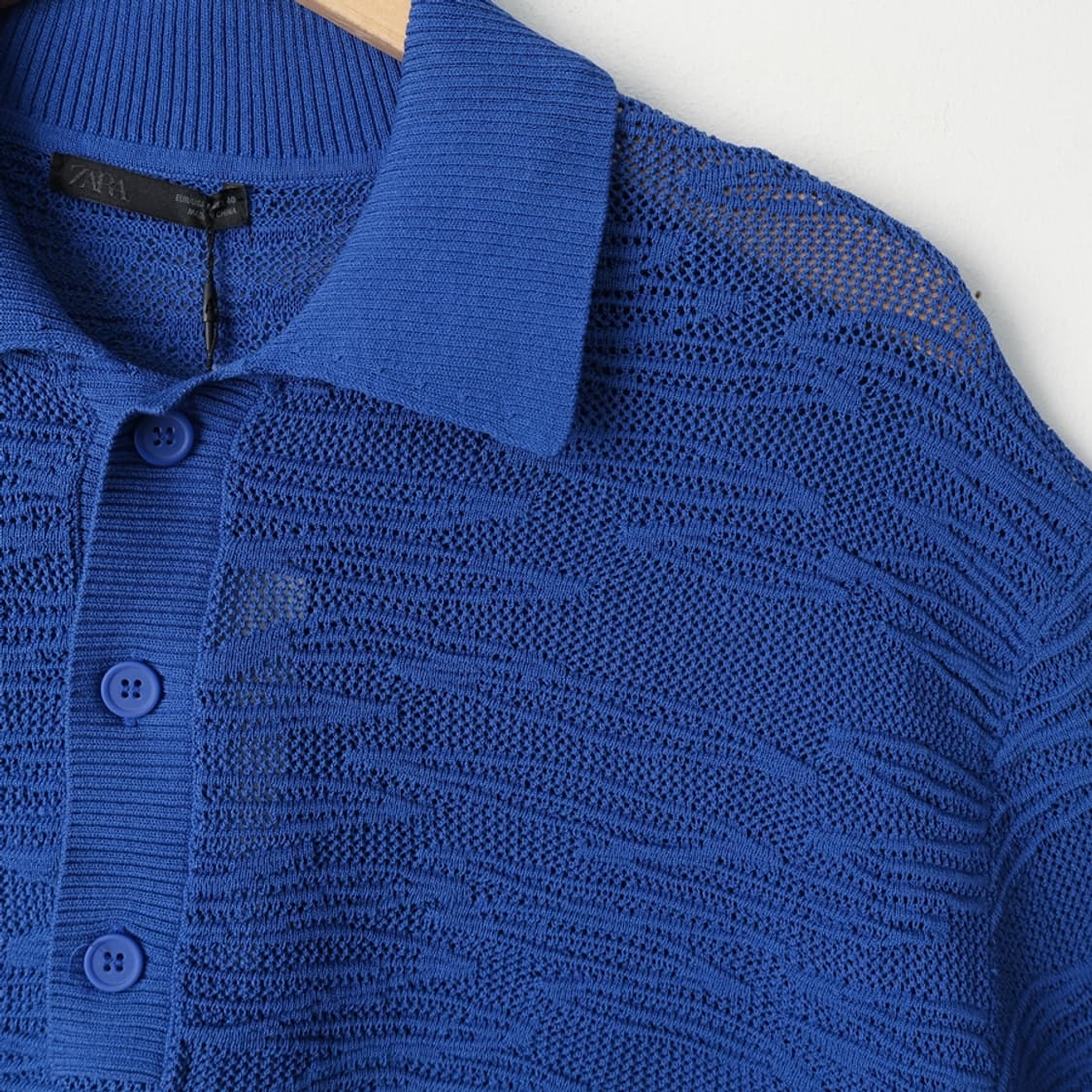 100/새상품 자라 코튼 카라티 상품이미지3