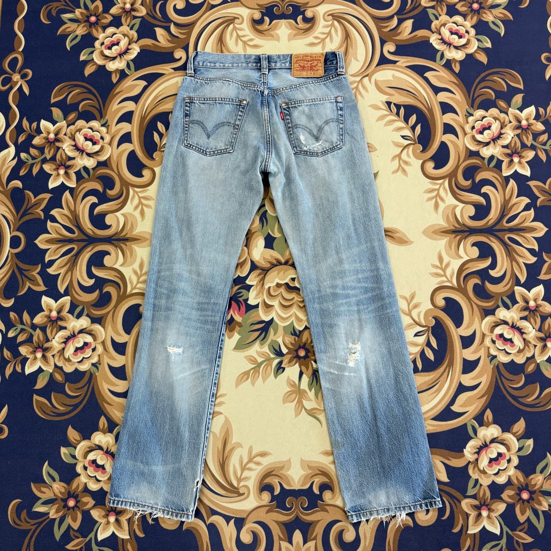 (28)리바이스 Levis 501 데미지 데님팬츠 상품이미지4