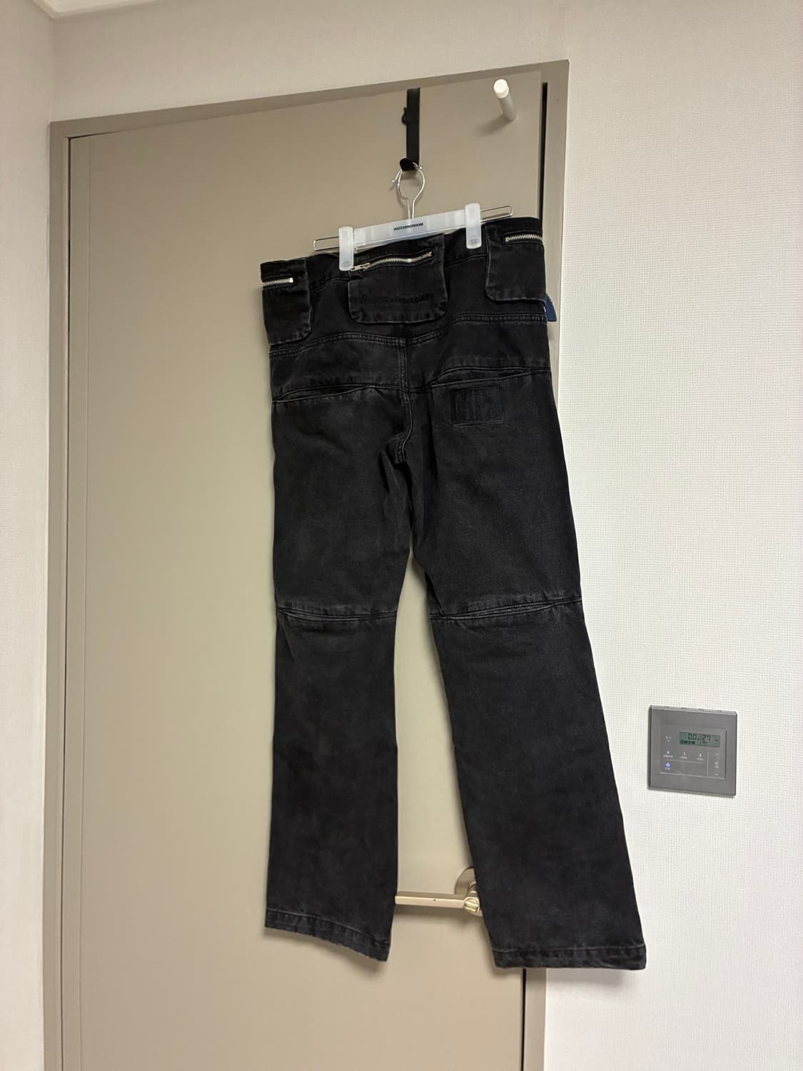 플라스틱프로덕트 bag pants 백팬츠 블랙 M 상품이미지2