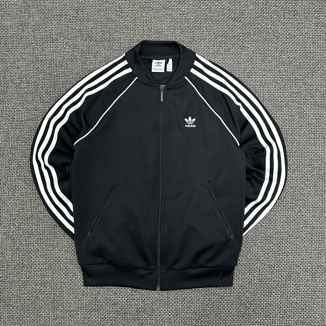 아디다스 신형 빈티지 슈퍼스타 블랙 져지 S 상품이미지2