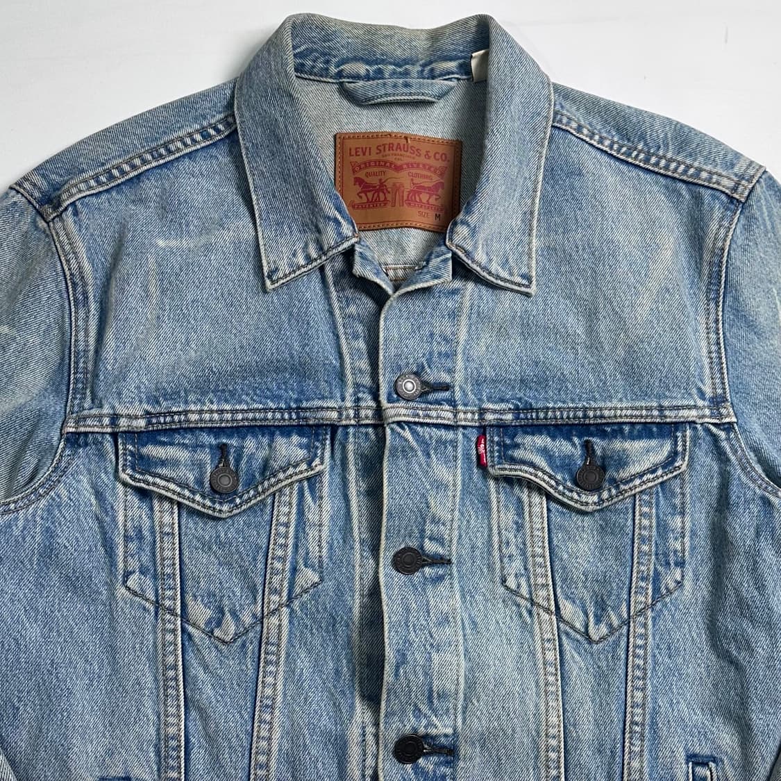 리바이스 디스트레스 데님 자켓   상품이미지2