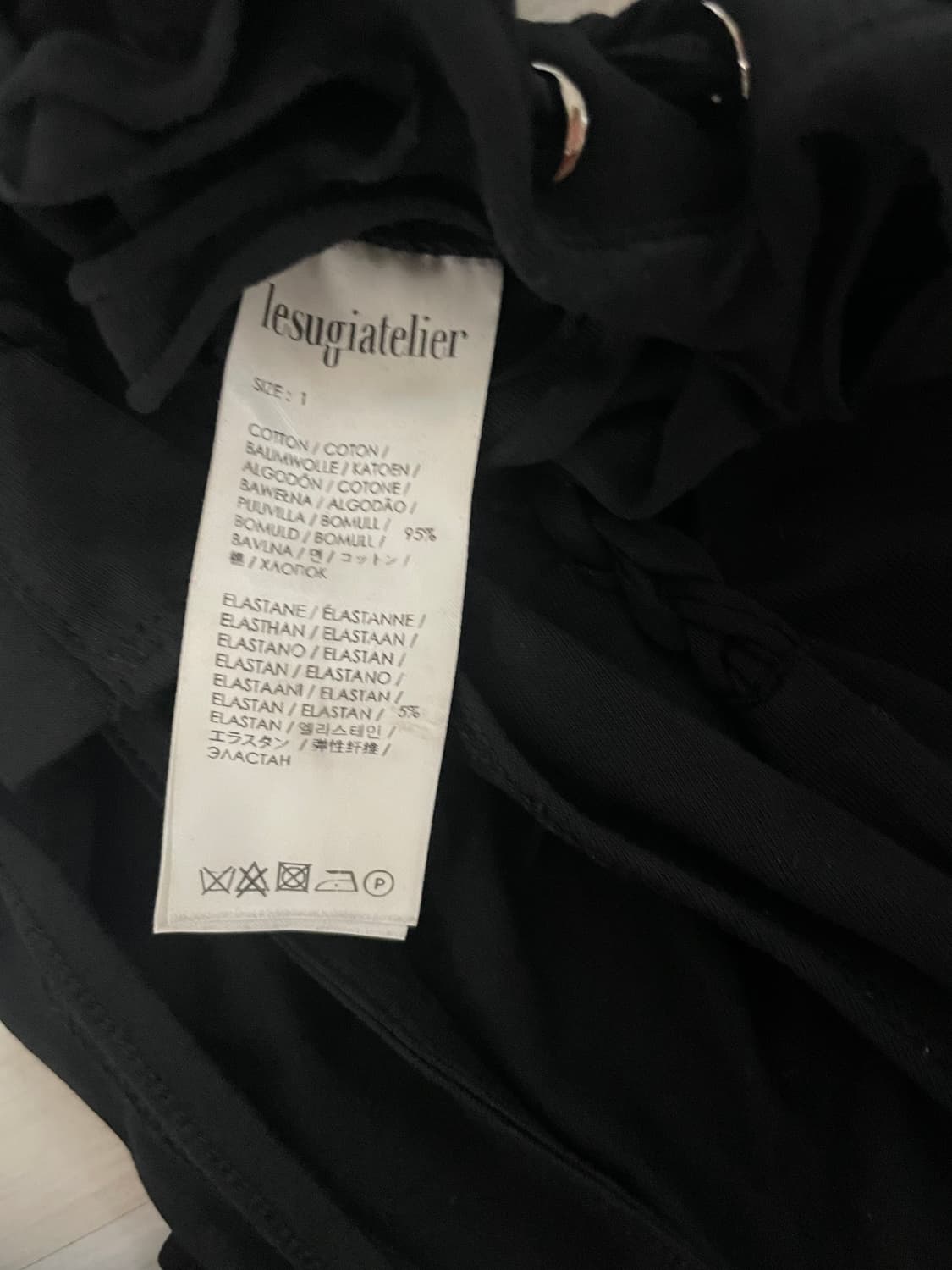 르수기아뜰리에 노티드 롱 슬리브 바디수트 상품이미지8