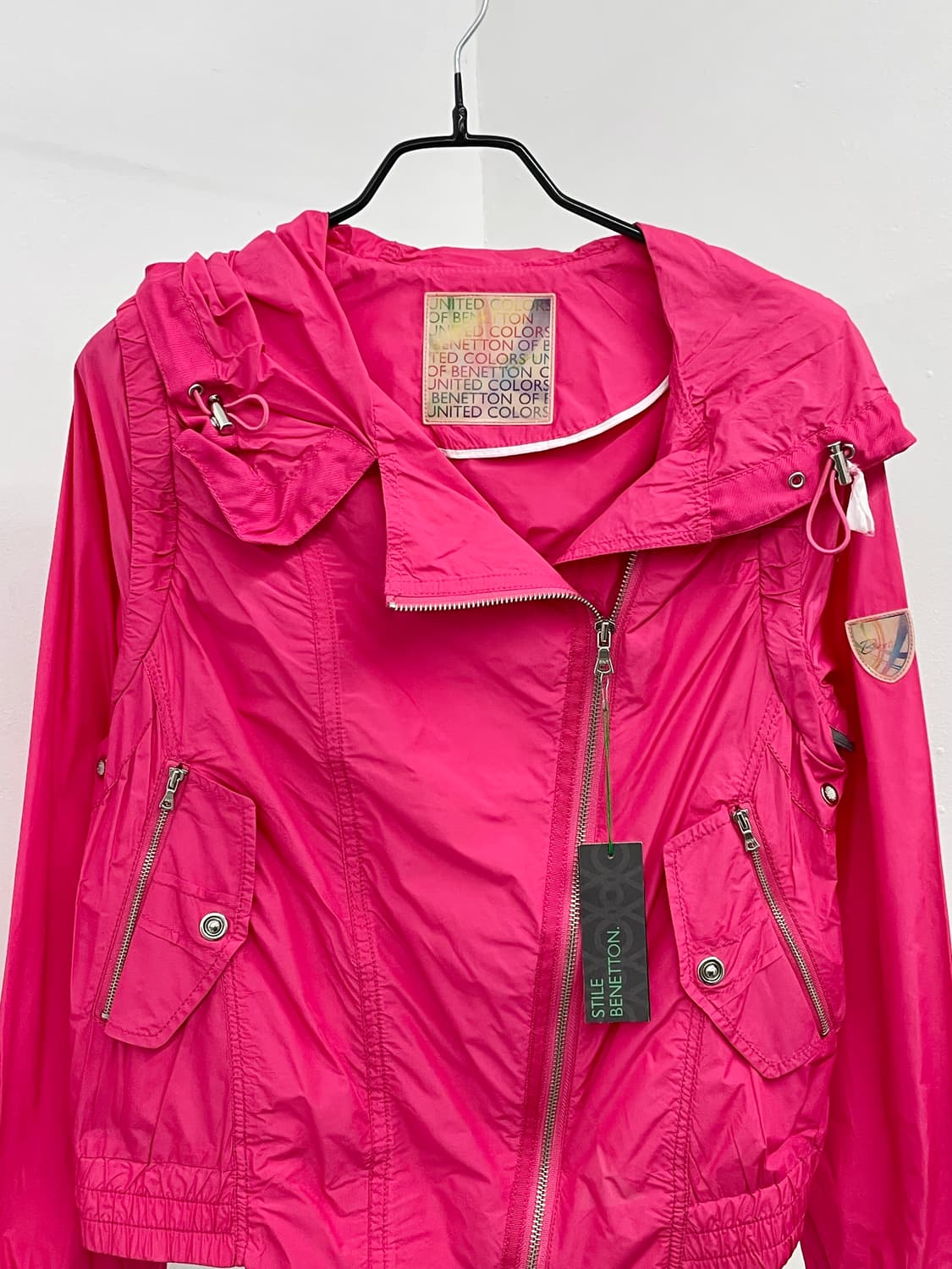 베네통 2way 디테일 나일론 자켓 상품이미지8