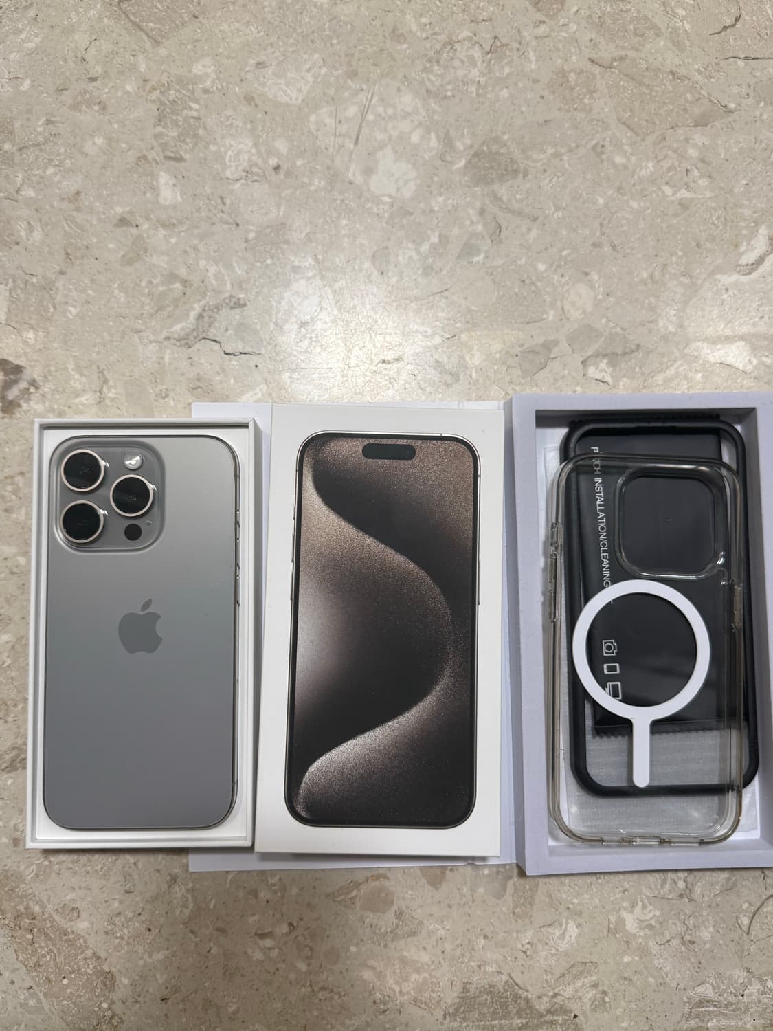 아이폰 15프로 128기가 네추럴 티타늄 상품이미지2