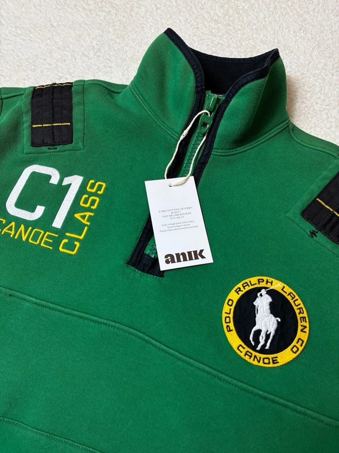 폴로 랄프로렌 00's C1 레이싱 하프 스웻 맨투맨 PN6350 상품이미지2