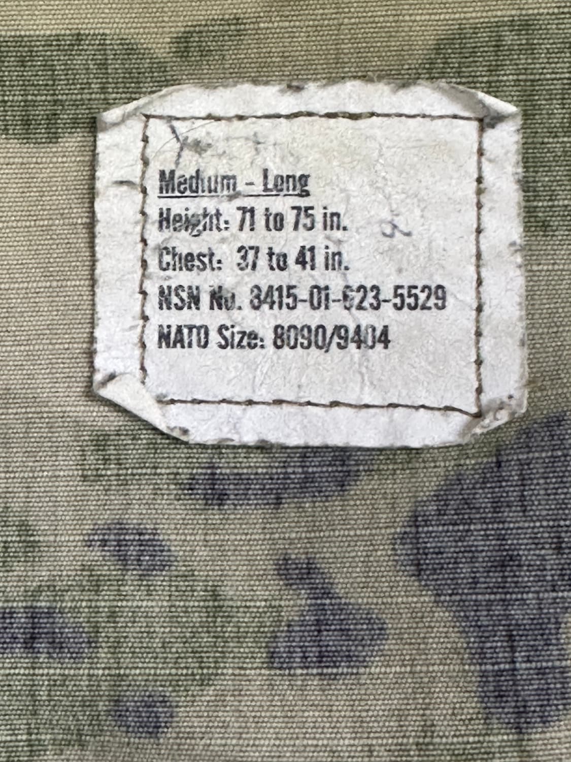 미군 OCP 멀티캠 전투복 상의 (M/L) (L) 상품이미지8