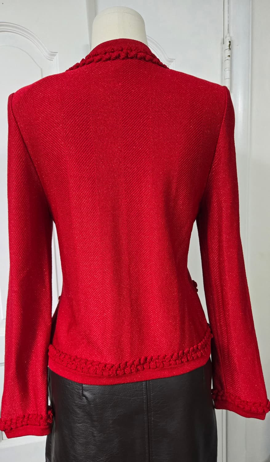 센존 레드가디건 상품이미지6