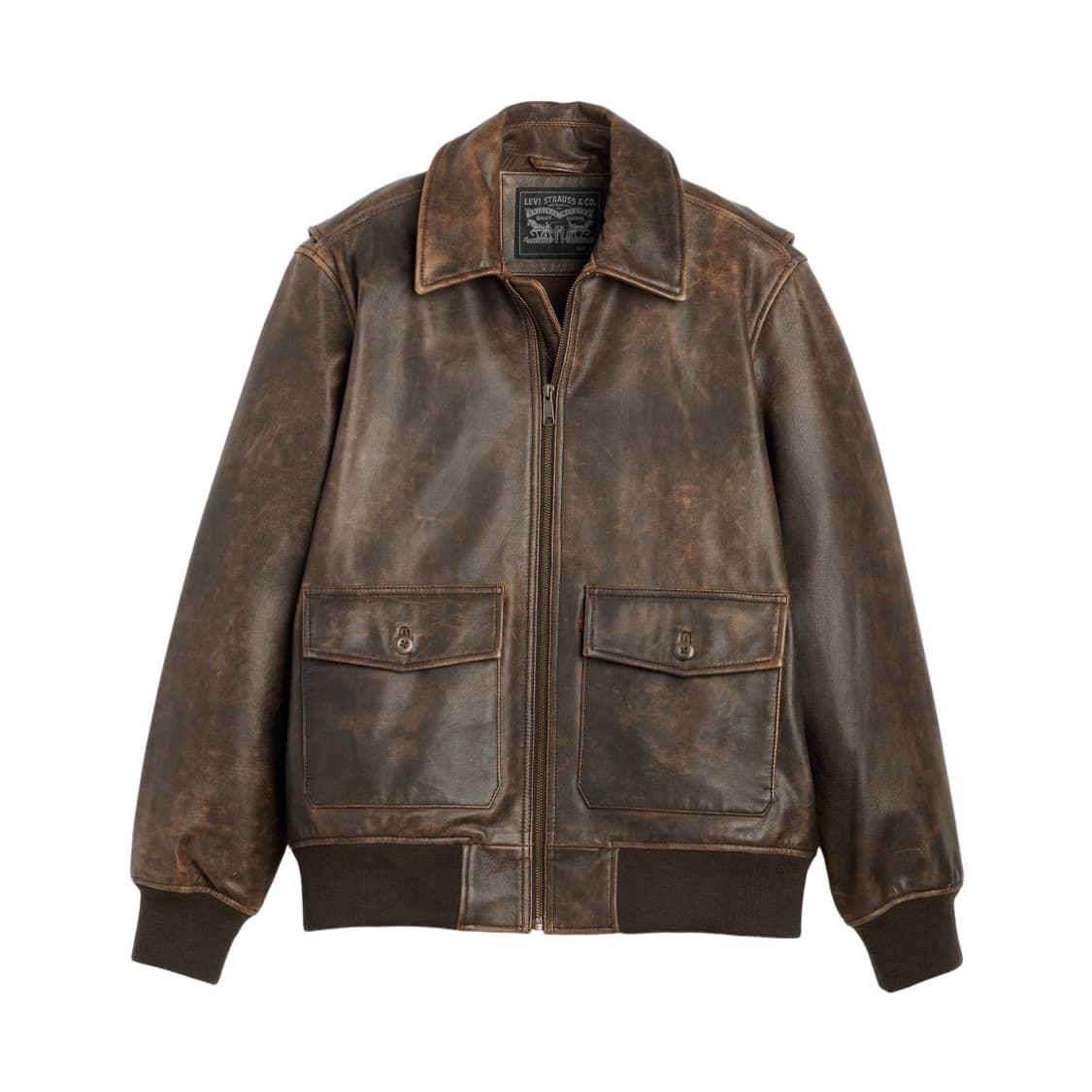 M사이즈) 리바이스 클레이튼 레더 에비에이터 자켓 상품이미지1