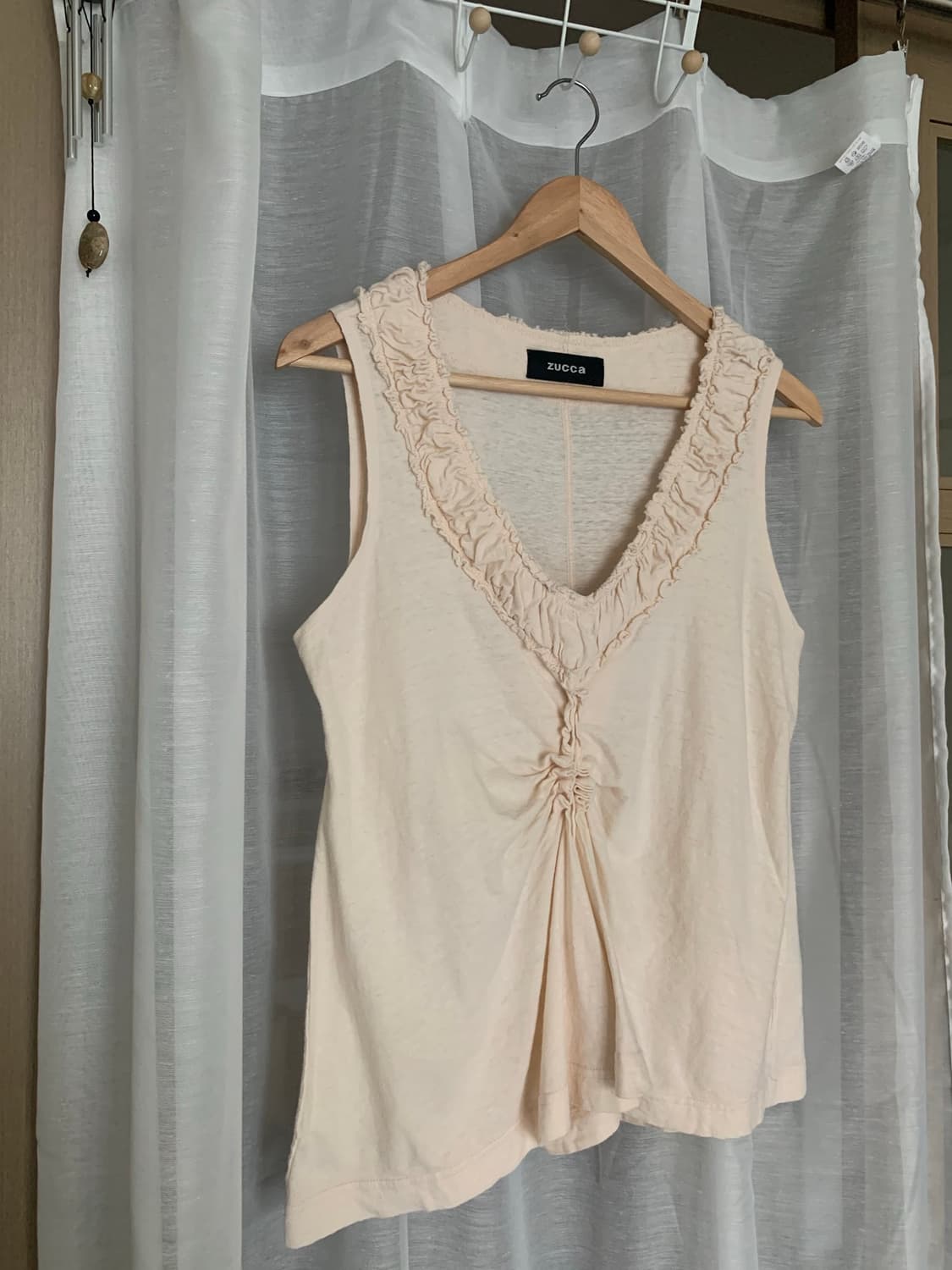 Zucca Ruffled V-Neck Sleeveless 상품이미지5