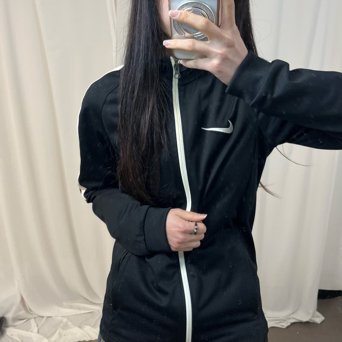 Nike Dri-FIT black jersey 상품이미지3