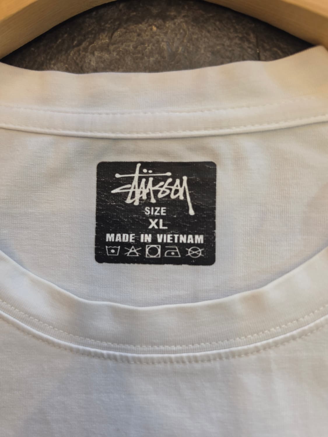 스투시(Stussy) 브랜드 키튼 티셔츠 화이트-XL 상품이미지5