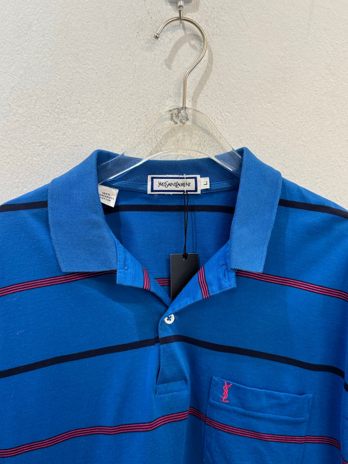 Yves Saint Laurent vintage striped polo  상품이미지4