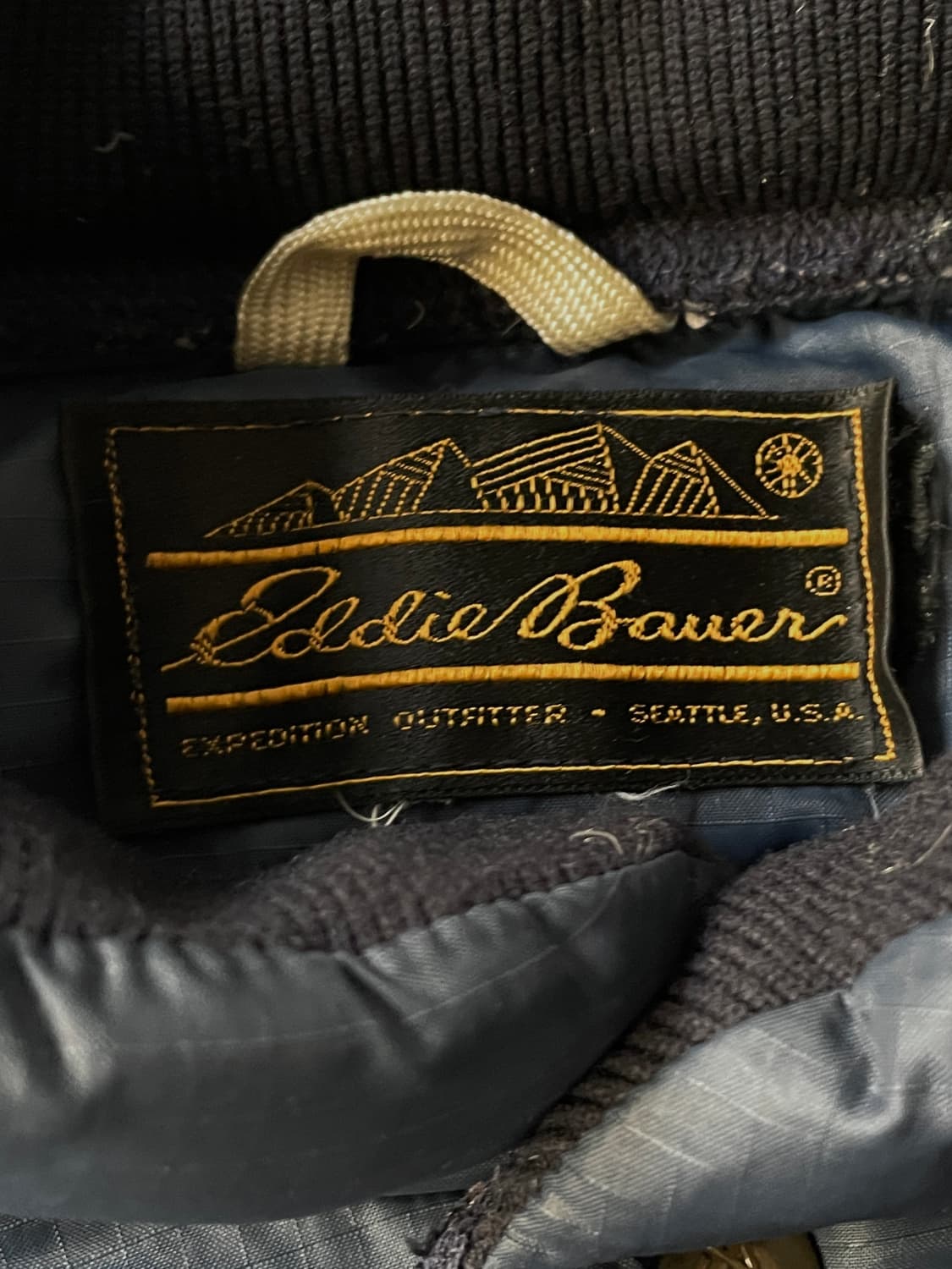 70s Eddie Bauer Goose Down Navy Blue  상품이미지6