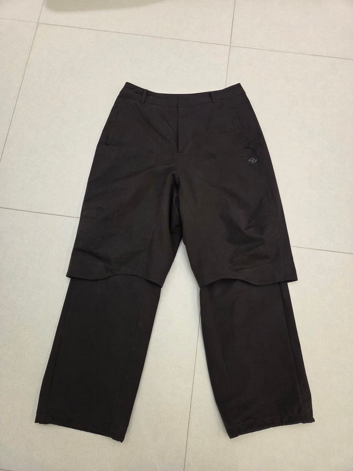 산산기어 레이어드팬츠 브라운 2사이즈 상품이미지1