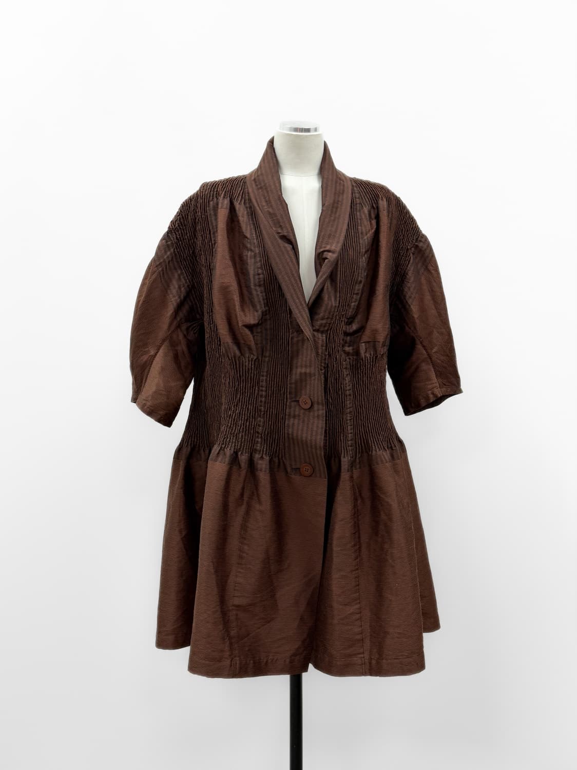 이세이미야케 A-POC INSIDE 셔링 텍스처 하프 슬리브 코트 상품이미지1