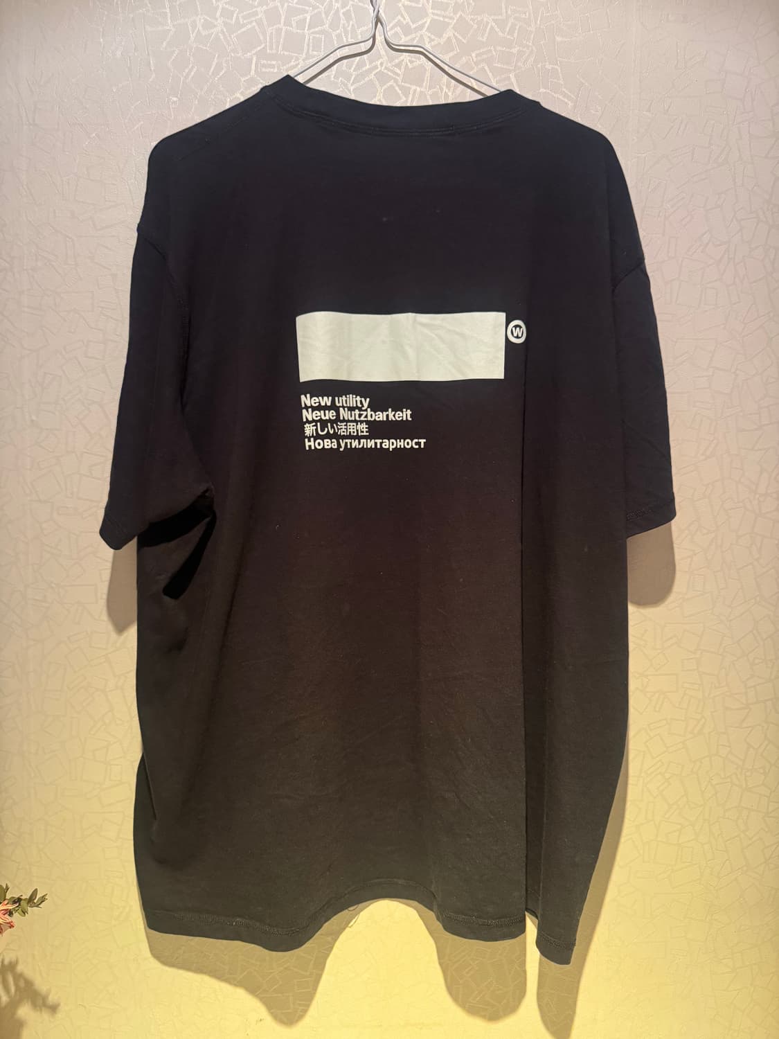 Affix 블랭크 로고 티셔츠 블랙 XXL 상품이미지1