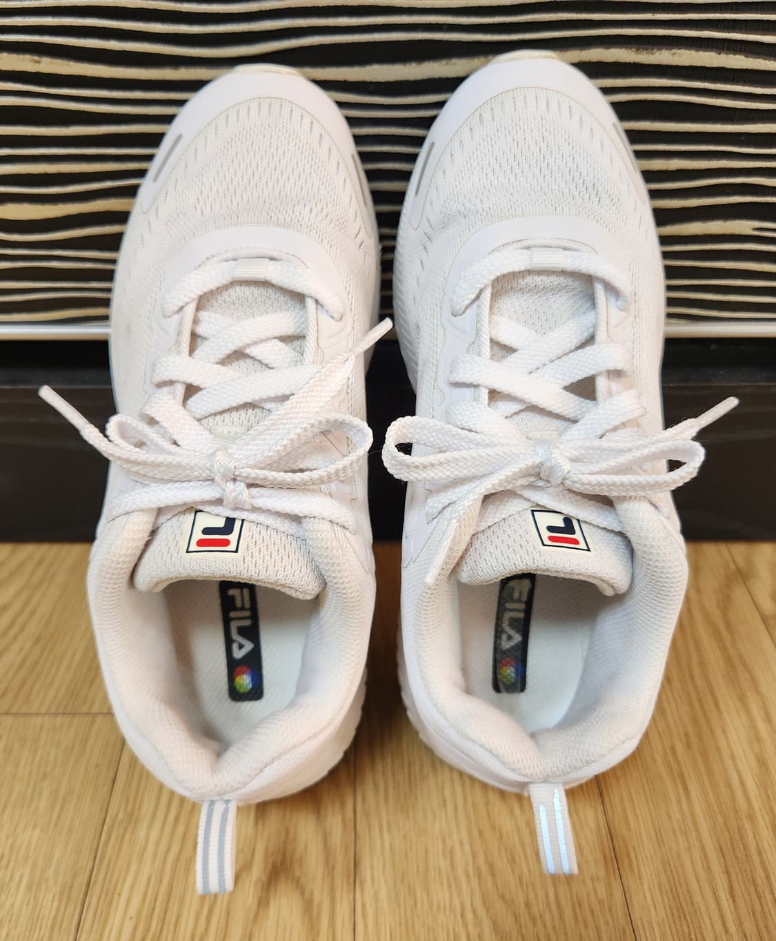 FILA 휠라, 필라 RGB 퓨즈 스니커즈, 운동화 올화이트 240 상품이미지6