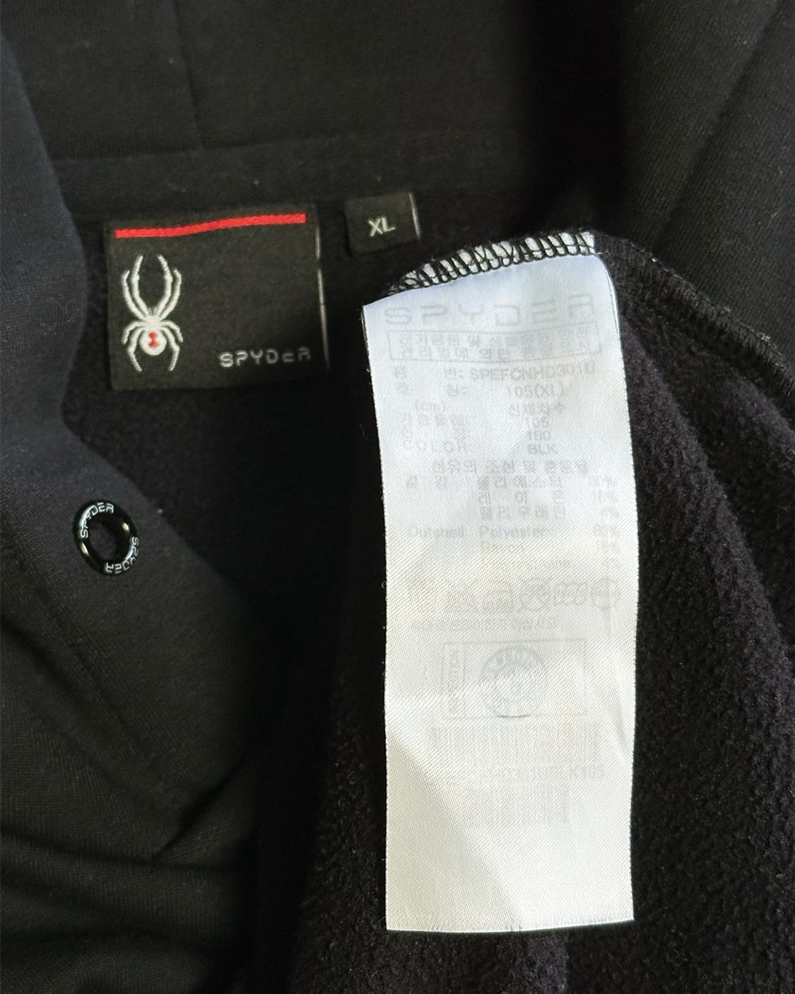 스파이더 후드티 블랙 상품이미지4