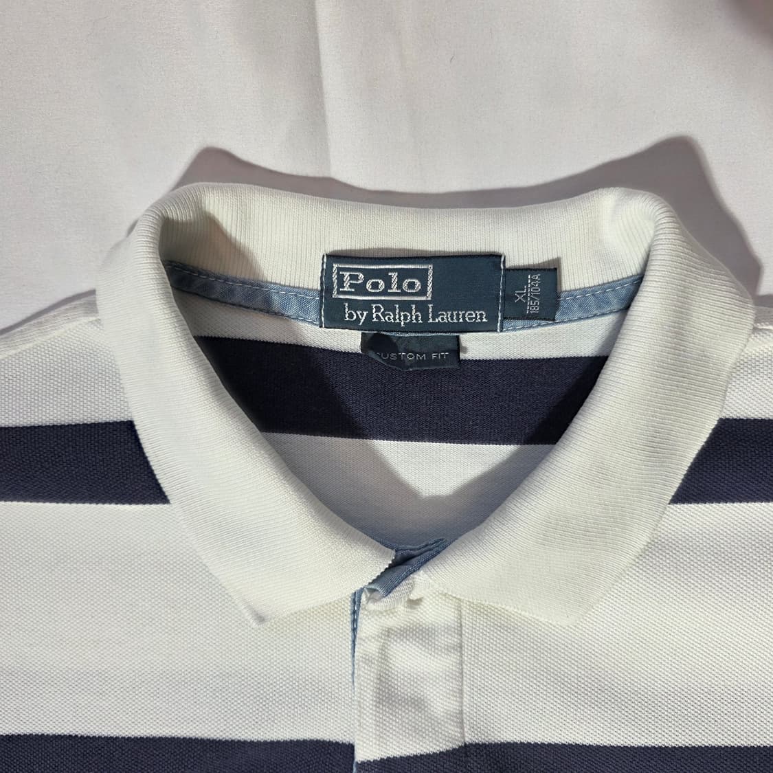 [XL]폴로 랄프로렌 스트라이프 카라 반팔 상품이미지2