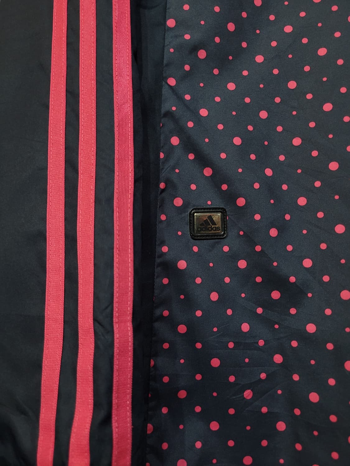 Adidas dot long padding 아디다스 도트  롱 후드 패딩 상품이미지5