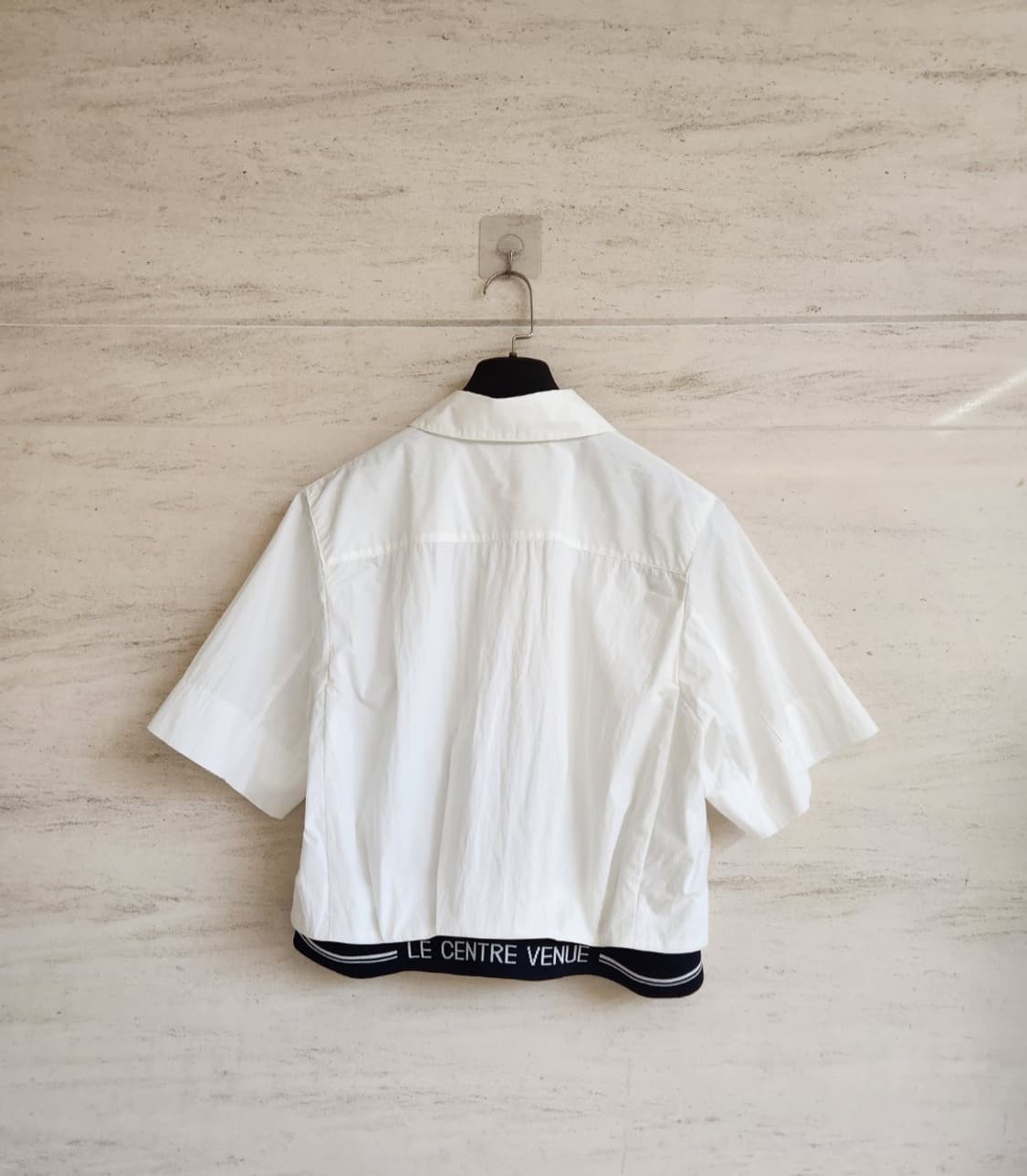 보브 자카드밴딩 햄 블라우스 66사이즈 상품이미지4