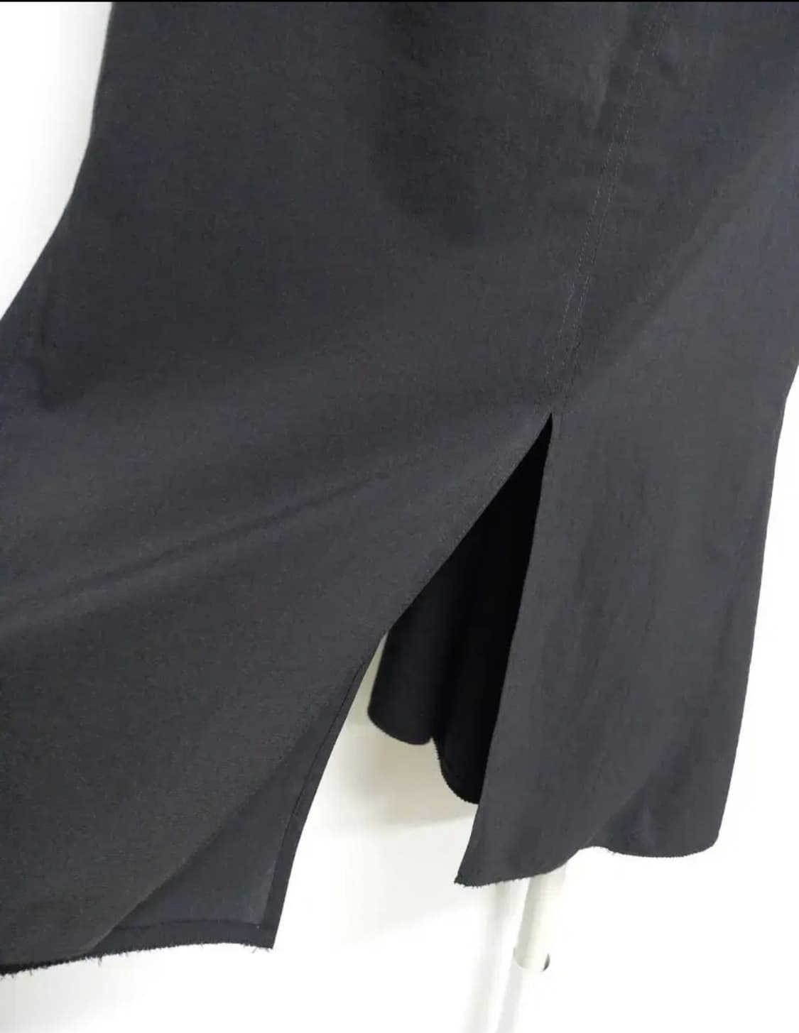 TIME 타임 블랙 춘하추 머에이드플레어 롱 스커트 44 상품이미지6