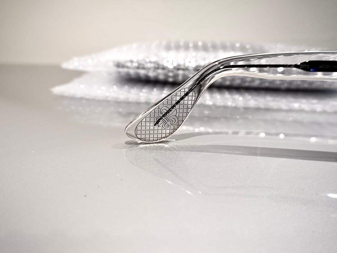 크롬하츠 컨볼루티드 크리스탈/실버 안경 상품이미지8