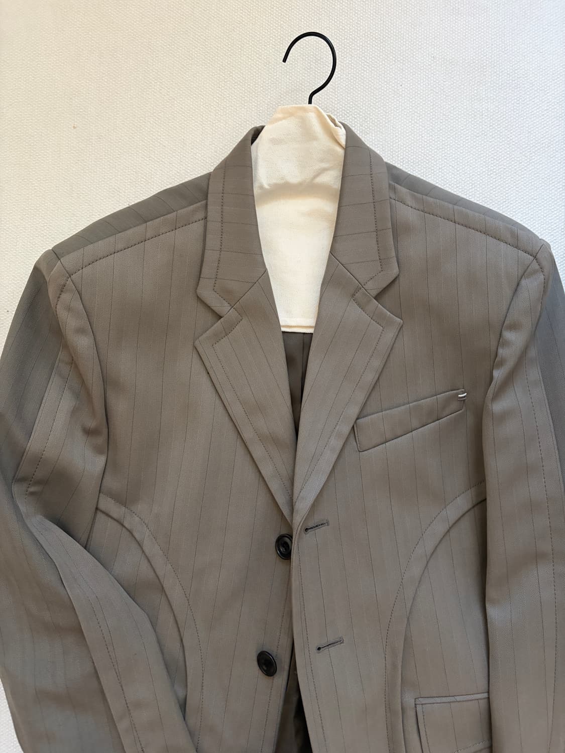 앤더슨벨 콘트라스트 오버핏 자켓 s (실측 사이즈 L) 상품이미지2