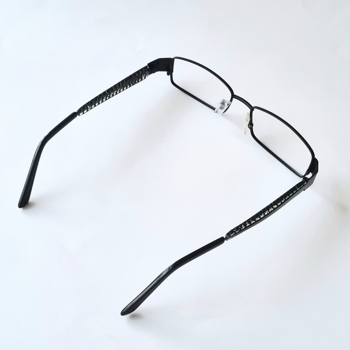 데드스탁 지적인 무드 유니크한 패턴 포인트 스퀘어 안경테 657 상품이미지5