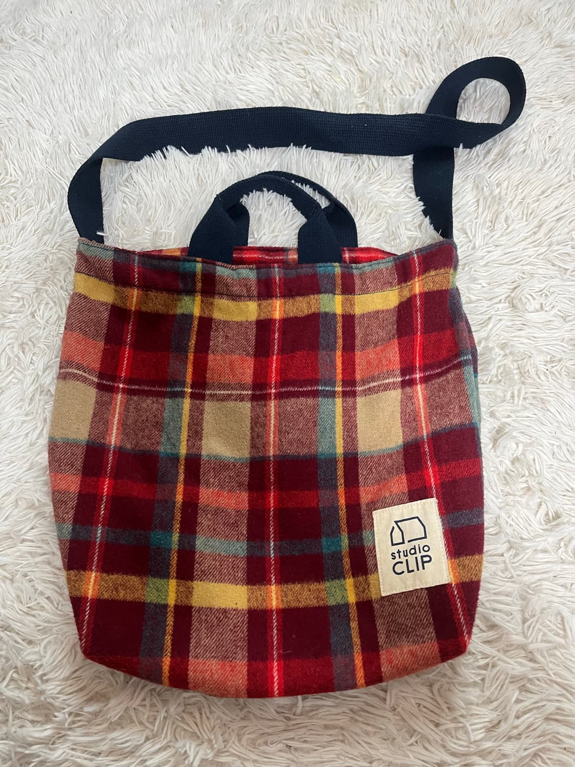 체크 크로스백 상품이미지1