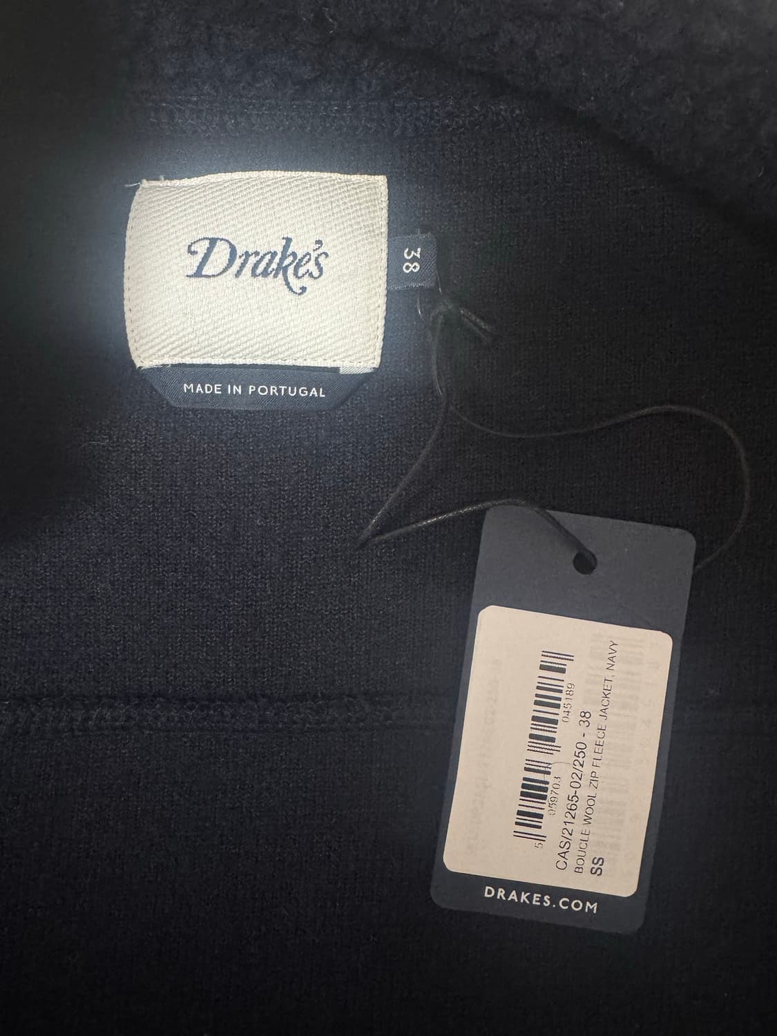 드레익스 플리스 네이비 38사이즈(새상품) 상품이미지4