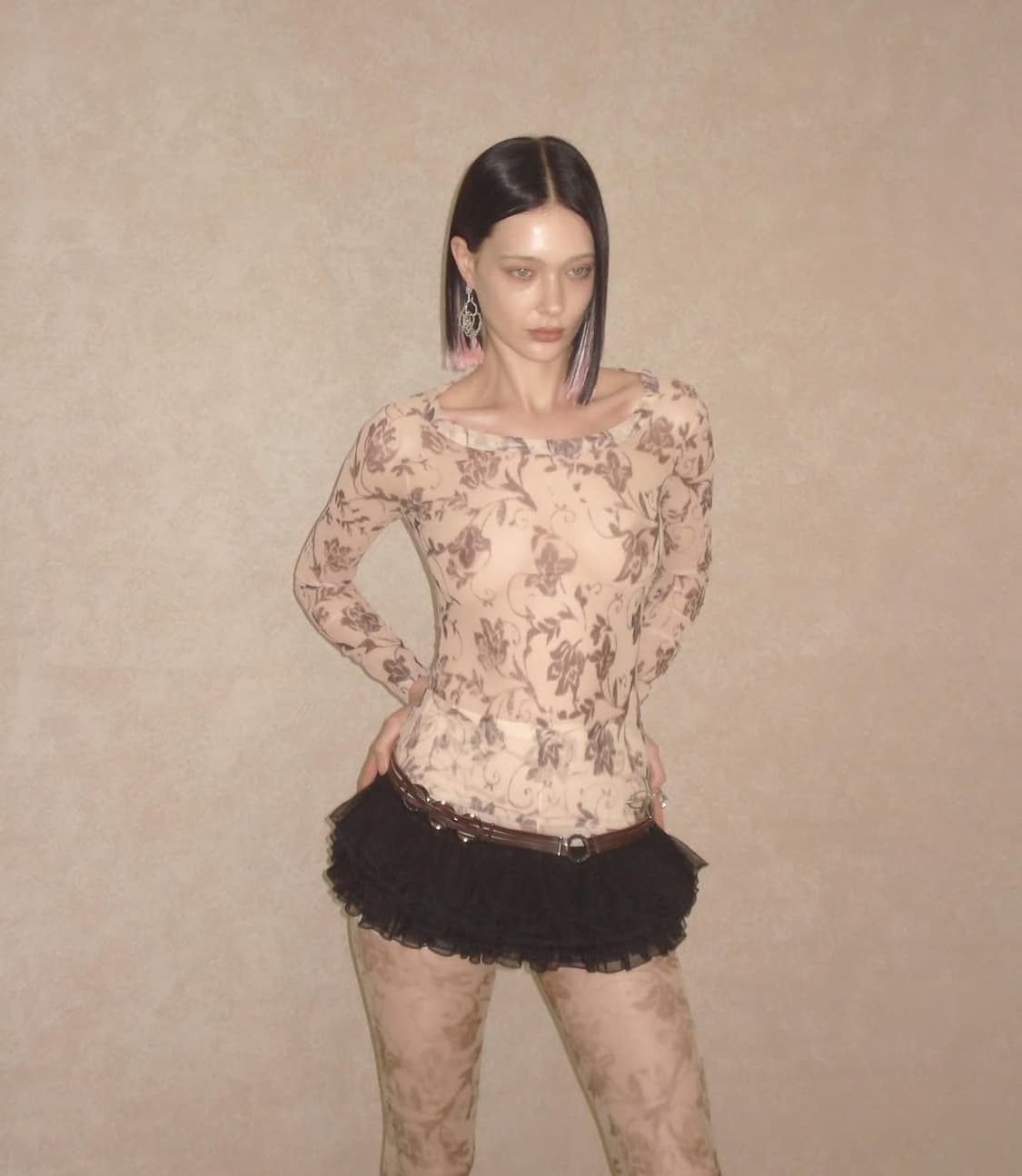 2000아카이브 hazel mesh top 상품이미지2