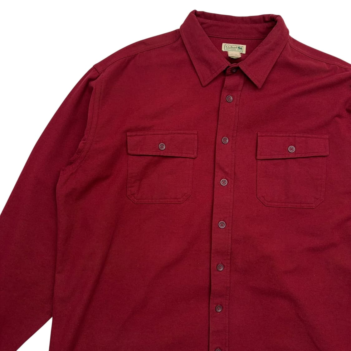 LL Bean 엘엘빈 레드 몰스킨 셔츠 2XL 상품이미지2