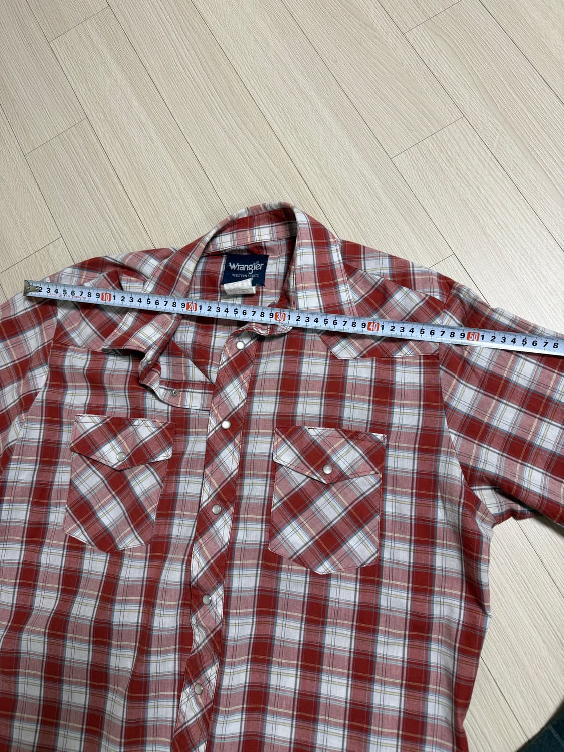 랭글러 체크셔츠 상품이미지3