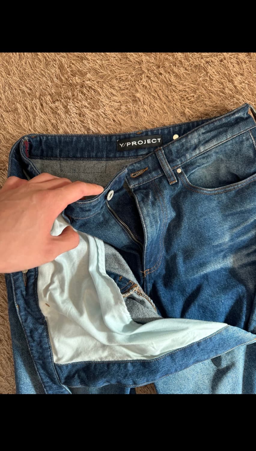 Y/project 레이지 데님팬츠 상품이미지6