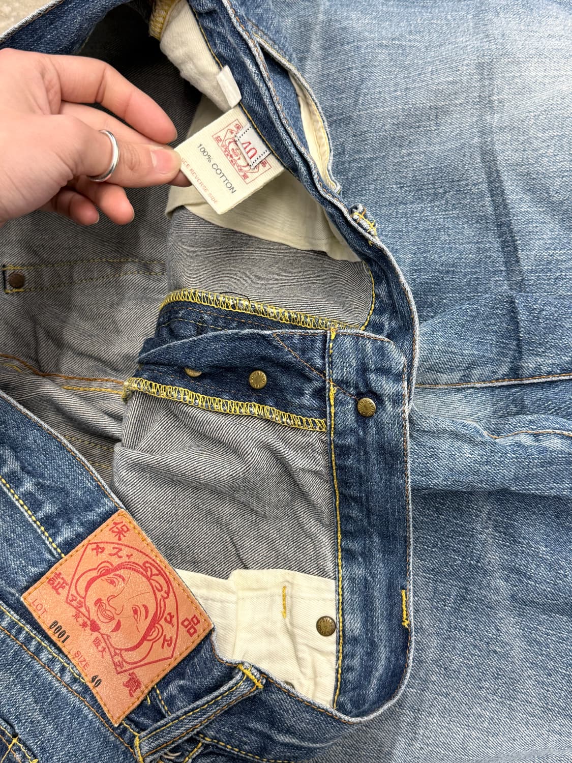 EVISU 00s Lot 2001 Selvedge Denim 상품이미지7