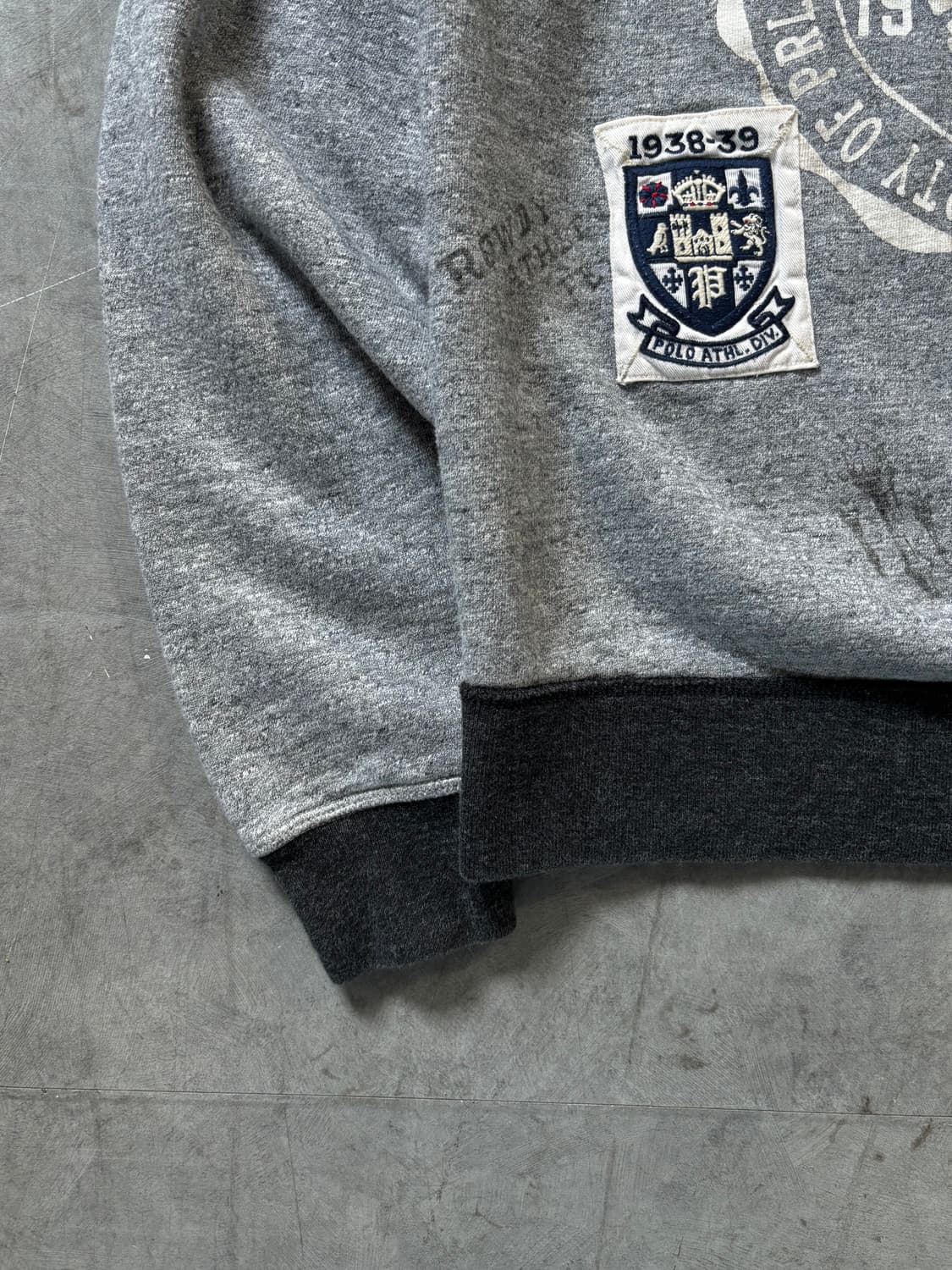 Polo 폴로 랄프로렌 신형라벨 엠브로이드 패치 맨투맨  상품이미지3