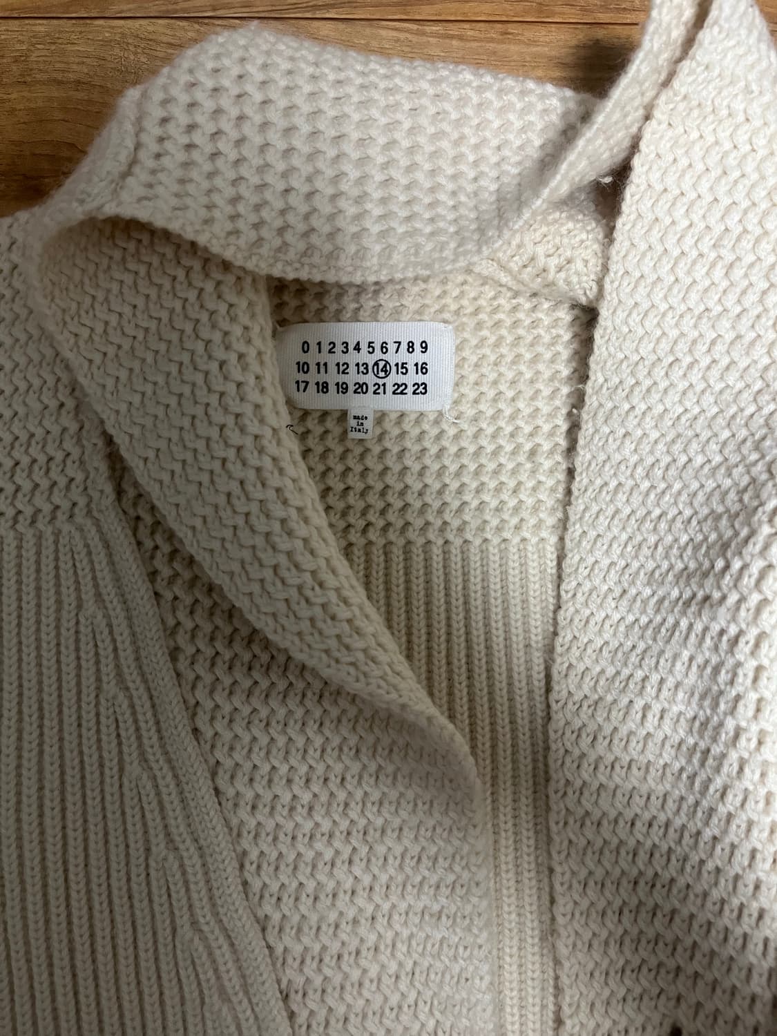 마르지엘라 아이보리 가디건m 상품이미지2