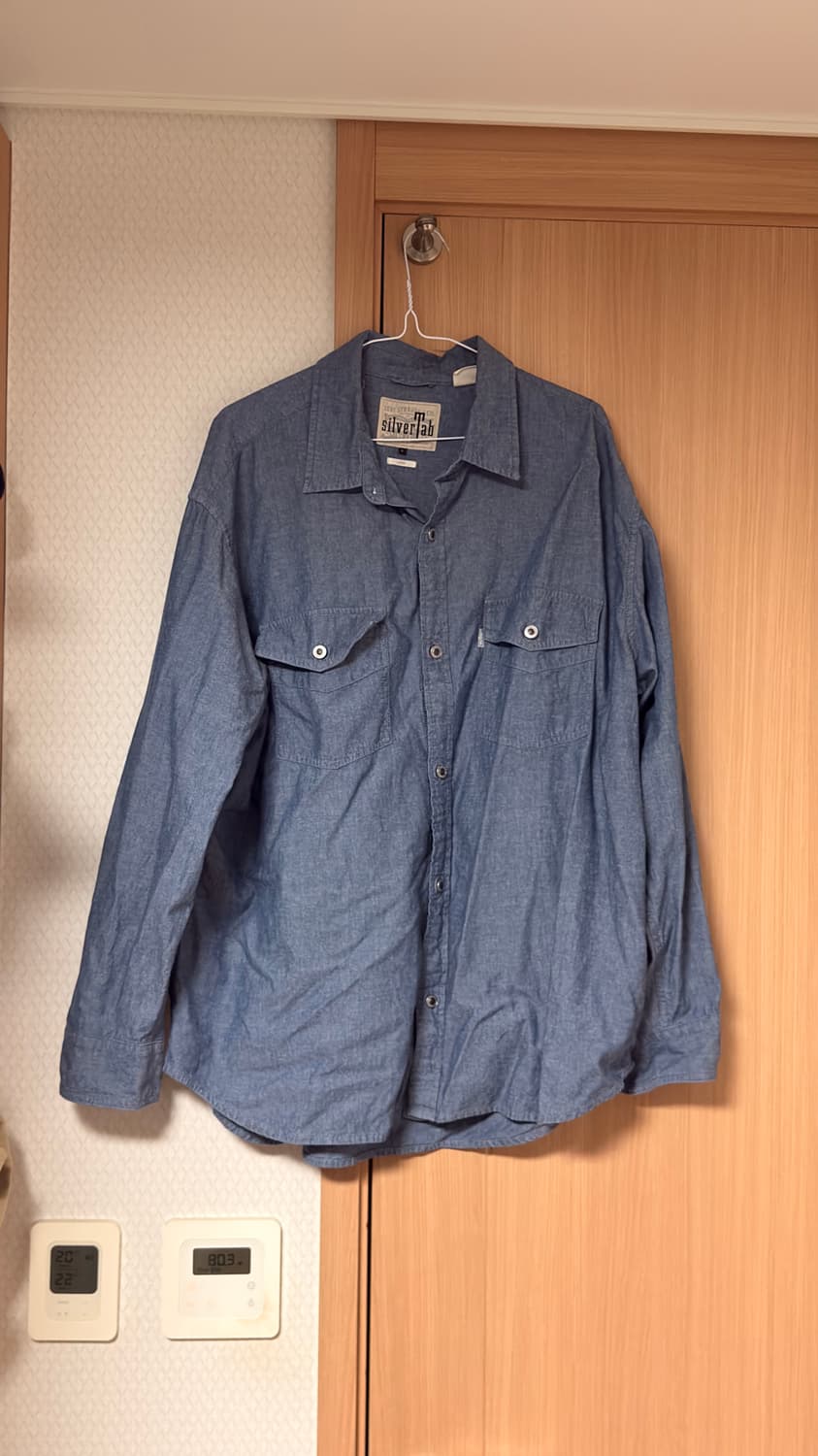 리바이스 실버탭 샴브레이 셔츠 L 105 상품이미지1