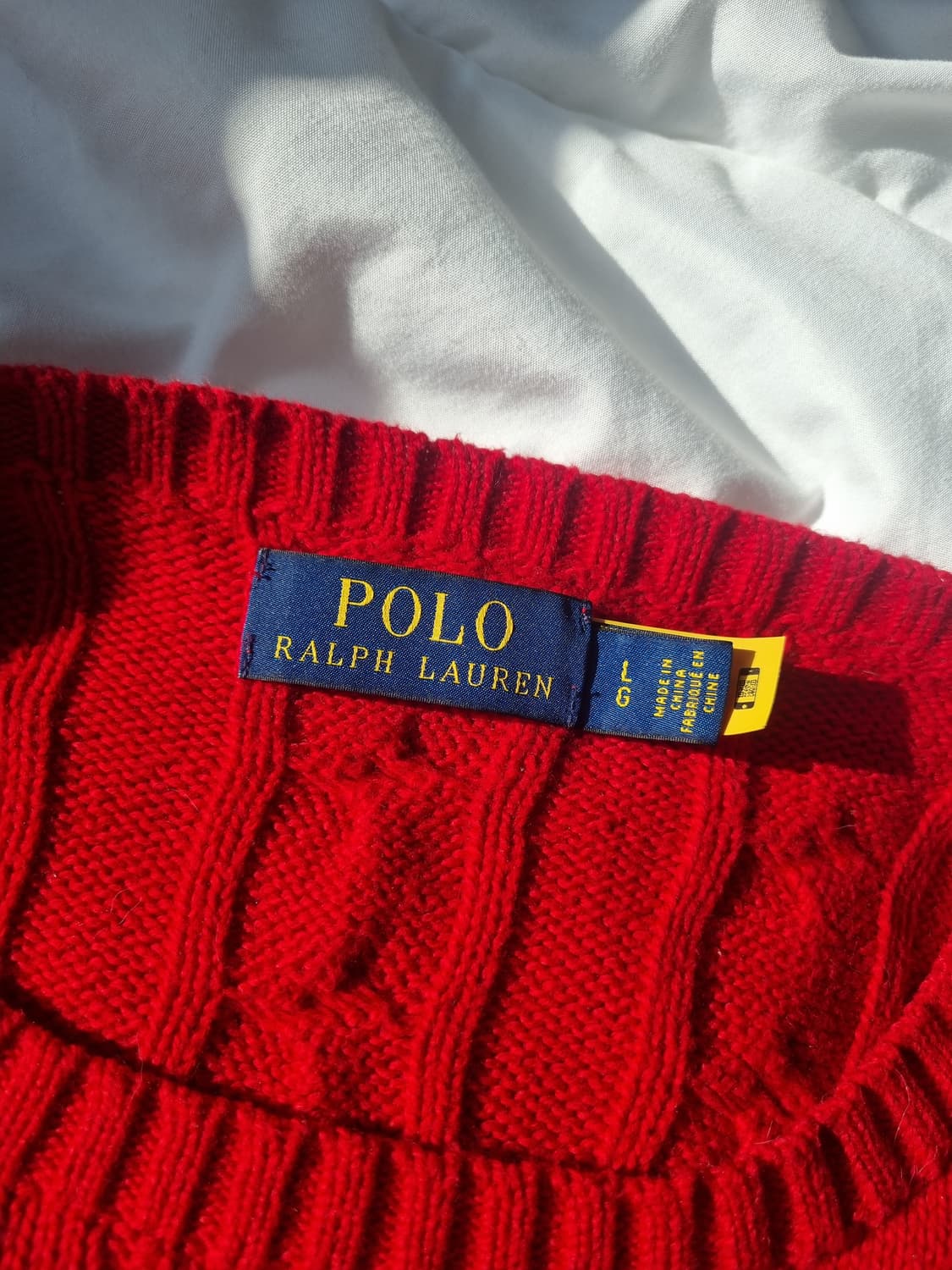 🎄겨울 추천🎄 폴로 니트 레드 상품이미지2