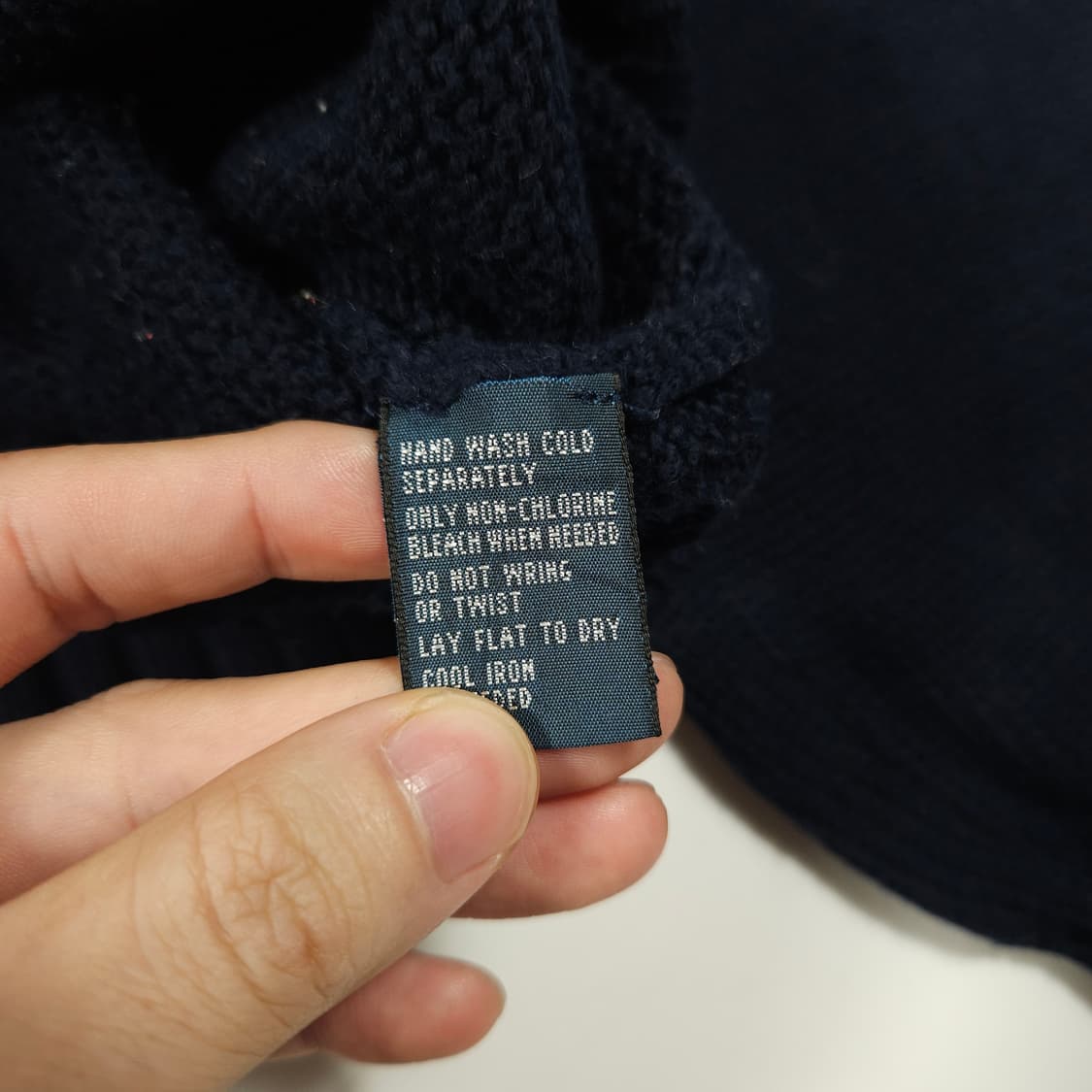 폴로 랄프로렌 네이비 오버핏 니트 상품이미지5