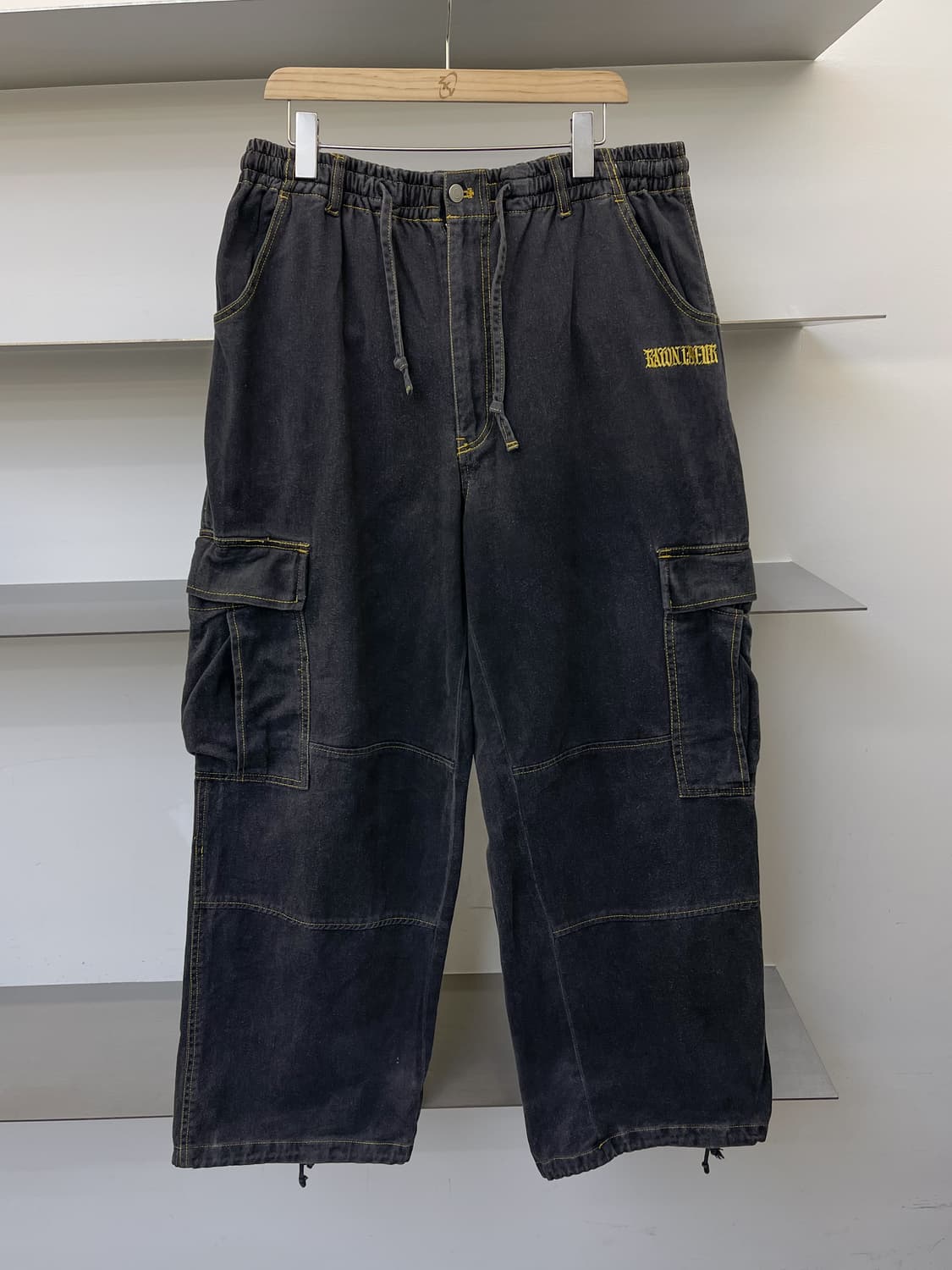 Raton Laveur 90s 콘트라스트 스티치 팬츠 상품이미지1