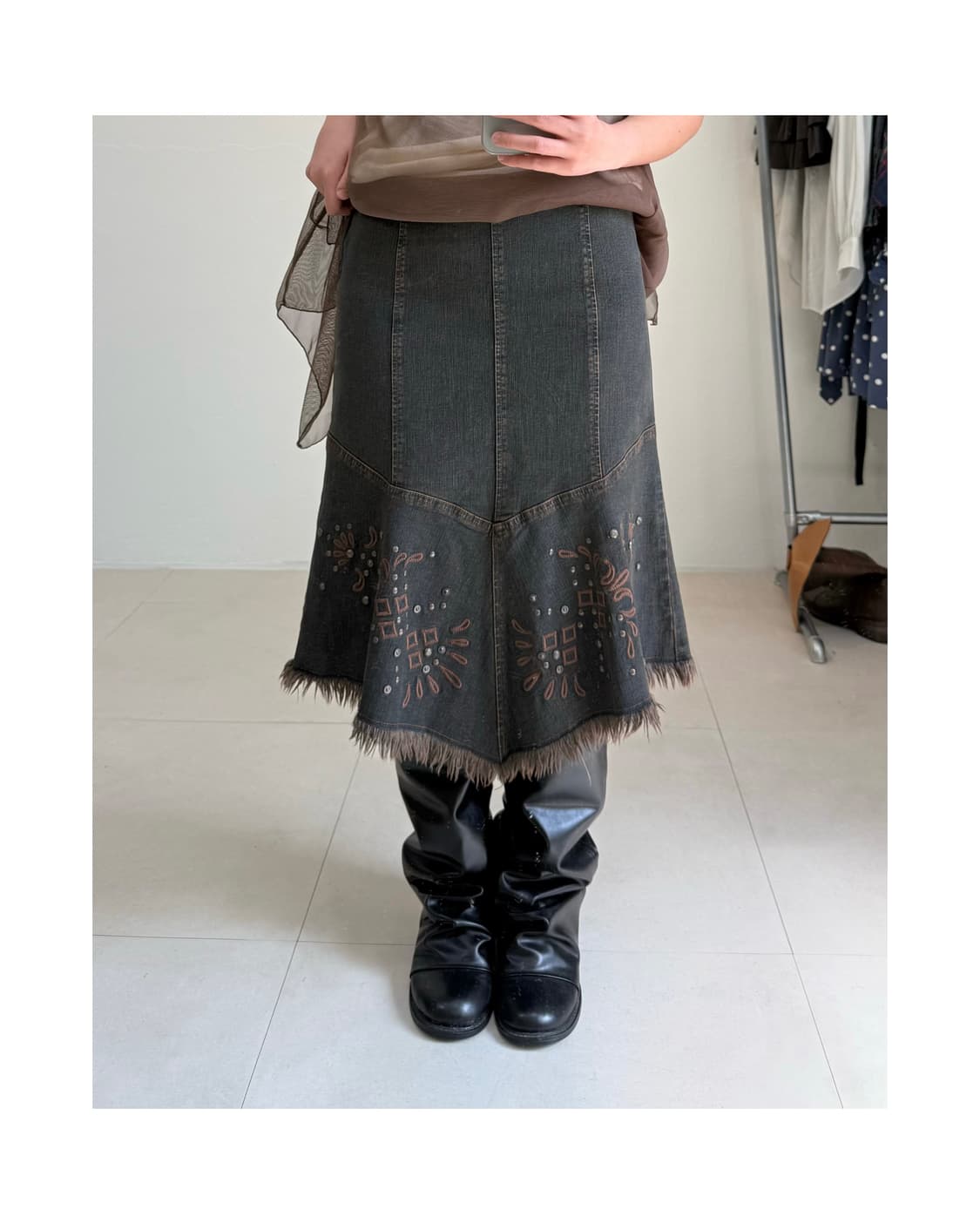 빈티지 스커트 상품이미지4