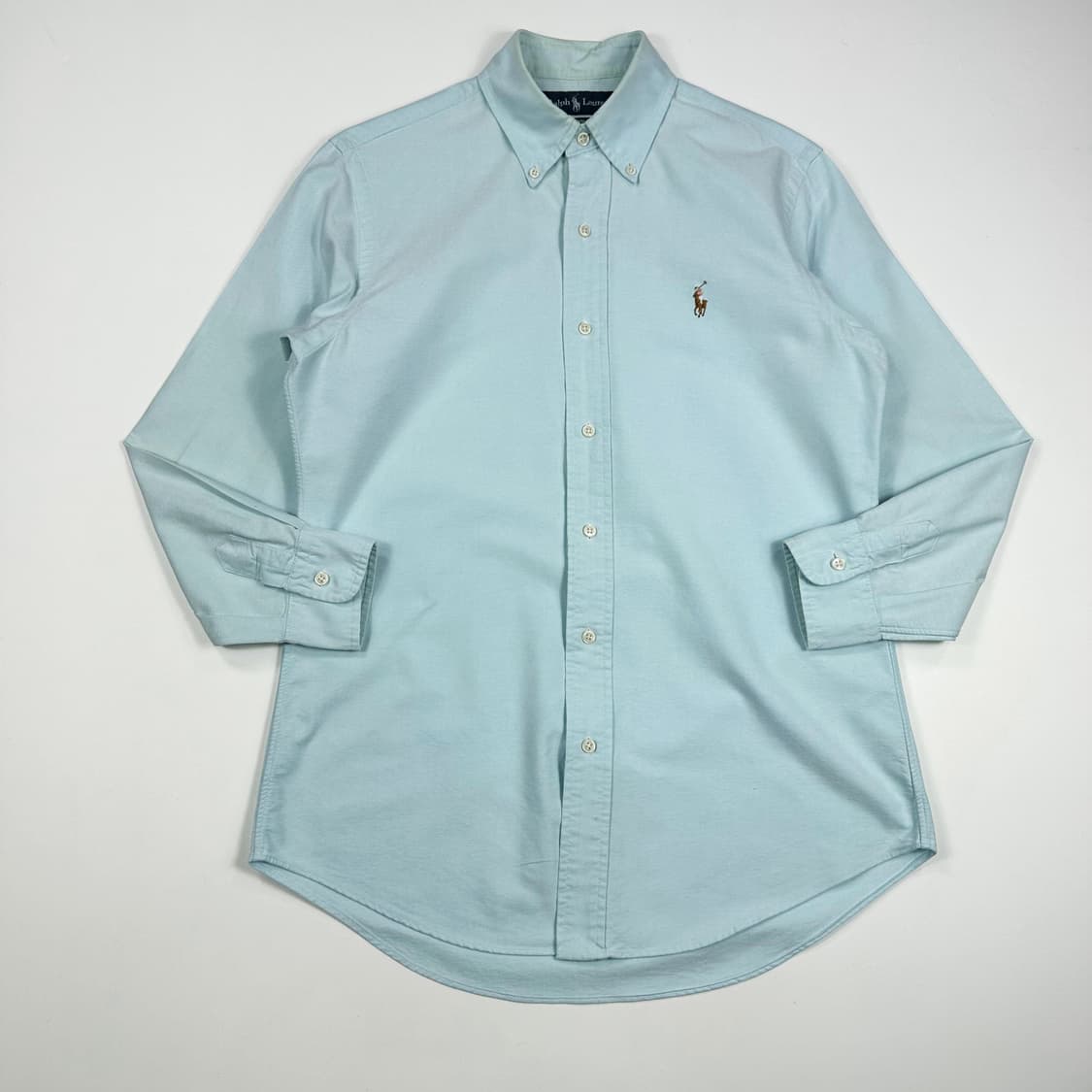 폴로 랄프로렌 포니 커스텀 핏 민트 셔츠 (S) 상품이미지2