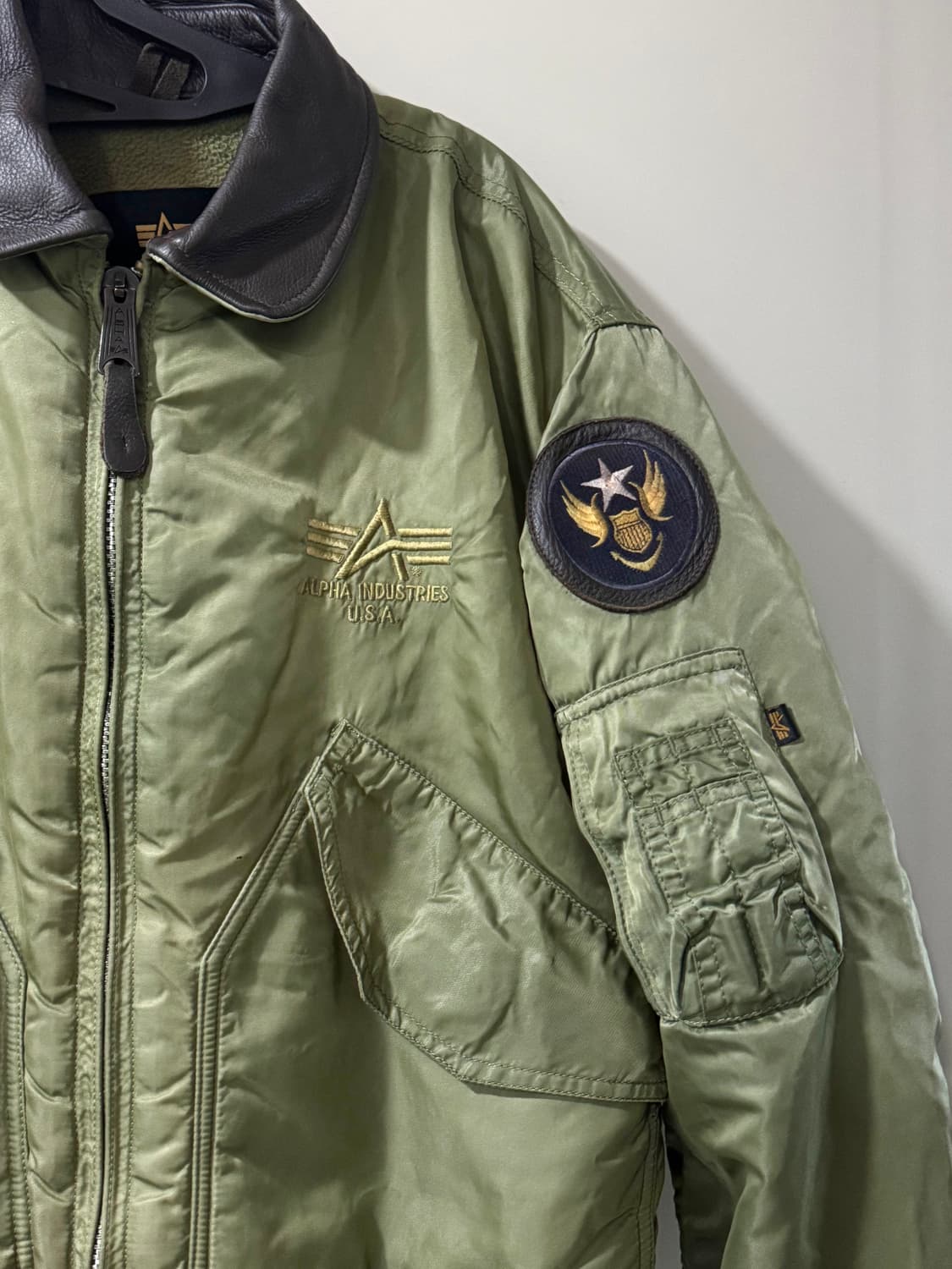 미제 90s 알파인더스트리 cwu-45p  피일럿 항공 점퍼 상품이미지2