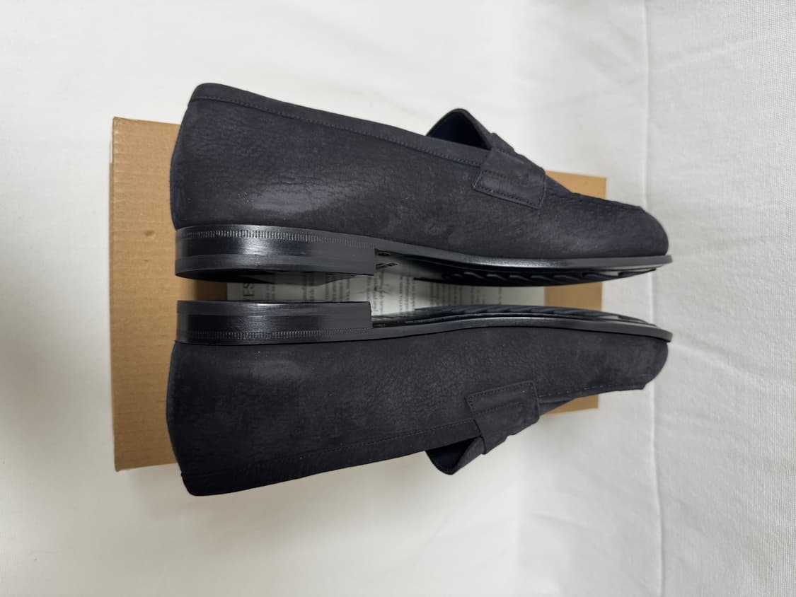 JMWeston 제이엠웨스통 블랙 누벅 로퍼 8D 상품이미지7