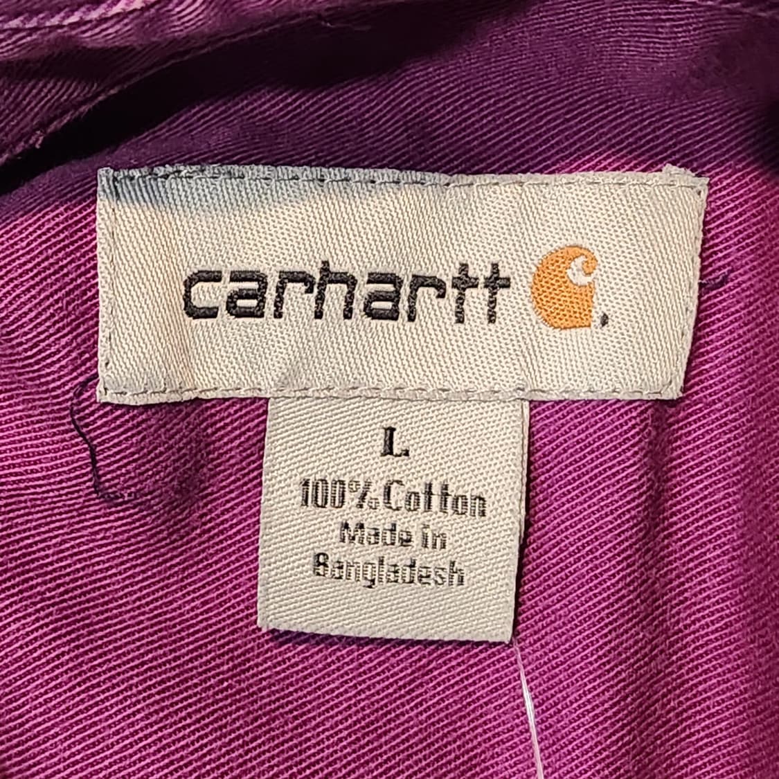 칼하트 투포켓 퍼플 셔츠 (L) 상품이미지2