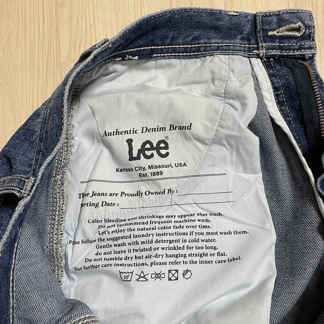 Lee 리 카펜터 데님팬츠 워크웨어 워크팬츠 카고 청바지 상품이미지9