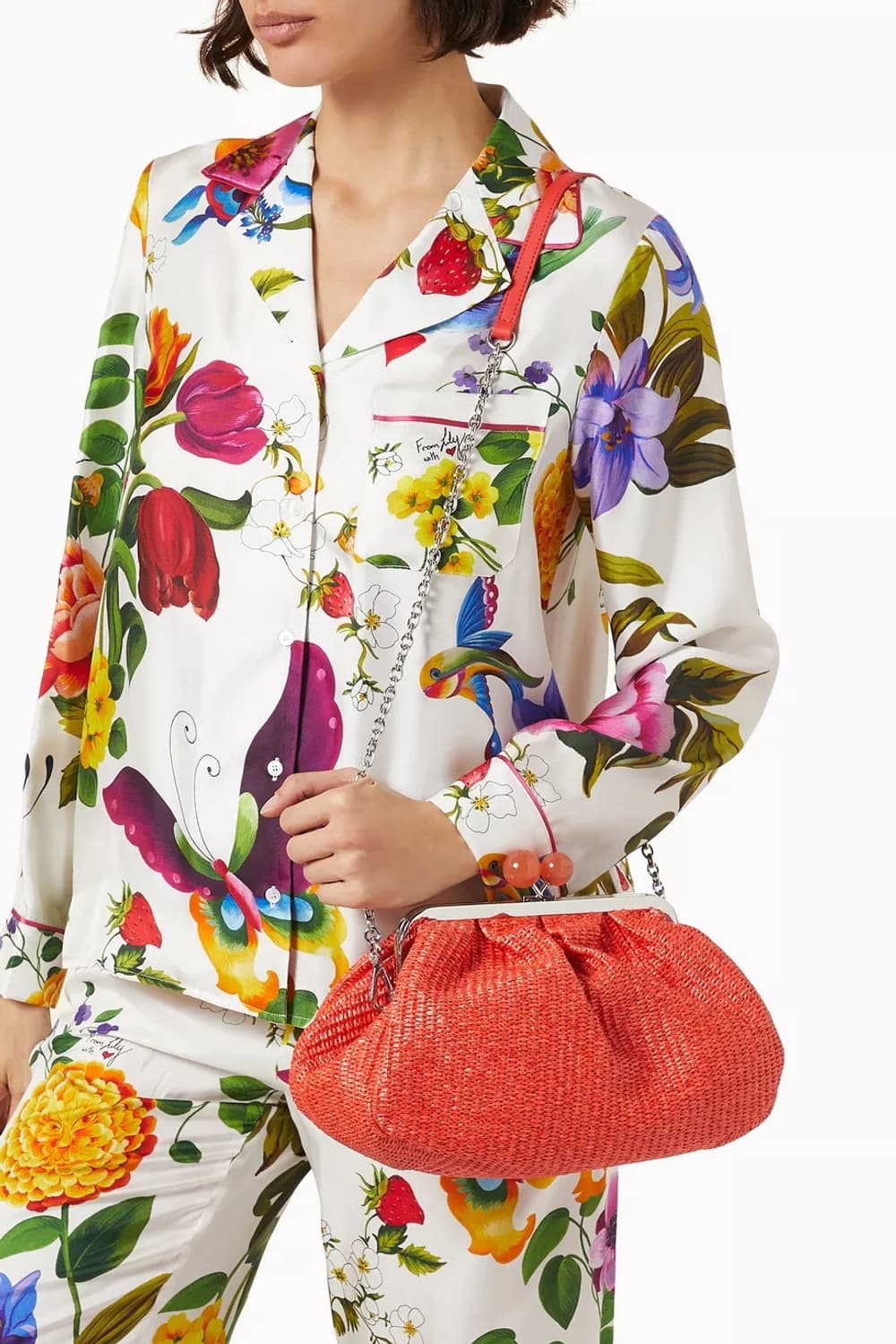 막스마라 파스티치노 라피아라이크 오렌지 상품이미지2